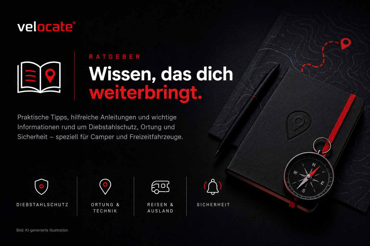 velocate Ratgeber zu Diebstahlschutz, Ortung und Sicherheit f&uuml;r Camper